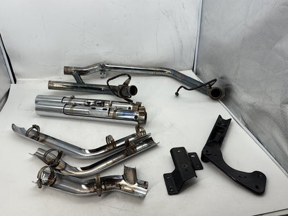 2008 Harley Softail Deluxe FLSTN OEM Exhaust Header Pipes Muffler
