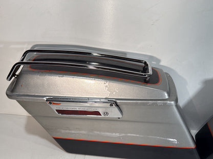 1984 - 1998 Harley-Davidson Touring Electra Glide Classic Left Right Saddlebags Luggage NOKey 90752-93