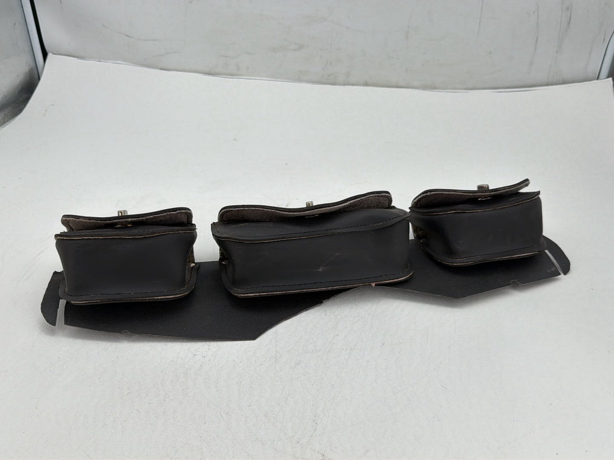 1997 Harley Road King Touring Windshield Front Onboard Tool Bag Leather Storage