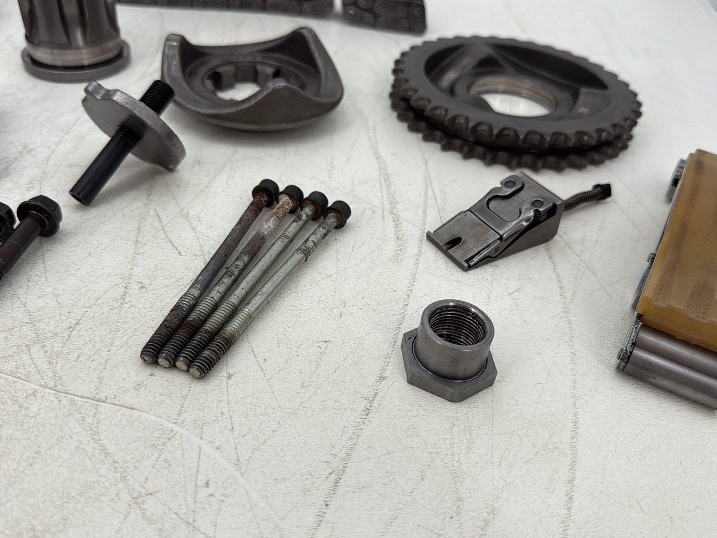 2011 Harley Softail FLSTFB Fat Boy OEM Clutch Basket Chain Tensioner Kit