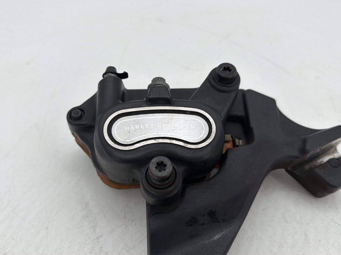 2009 Harley Dyna Street Bob FXDB OEM Rear Back Brake Caliper w/ Bracket