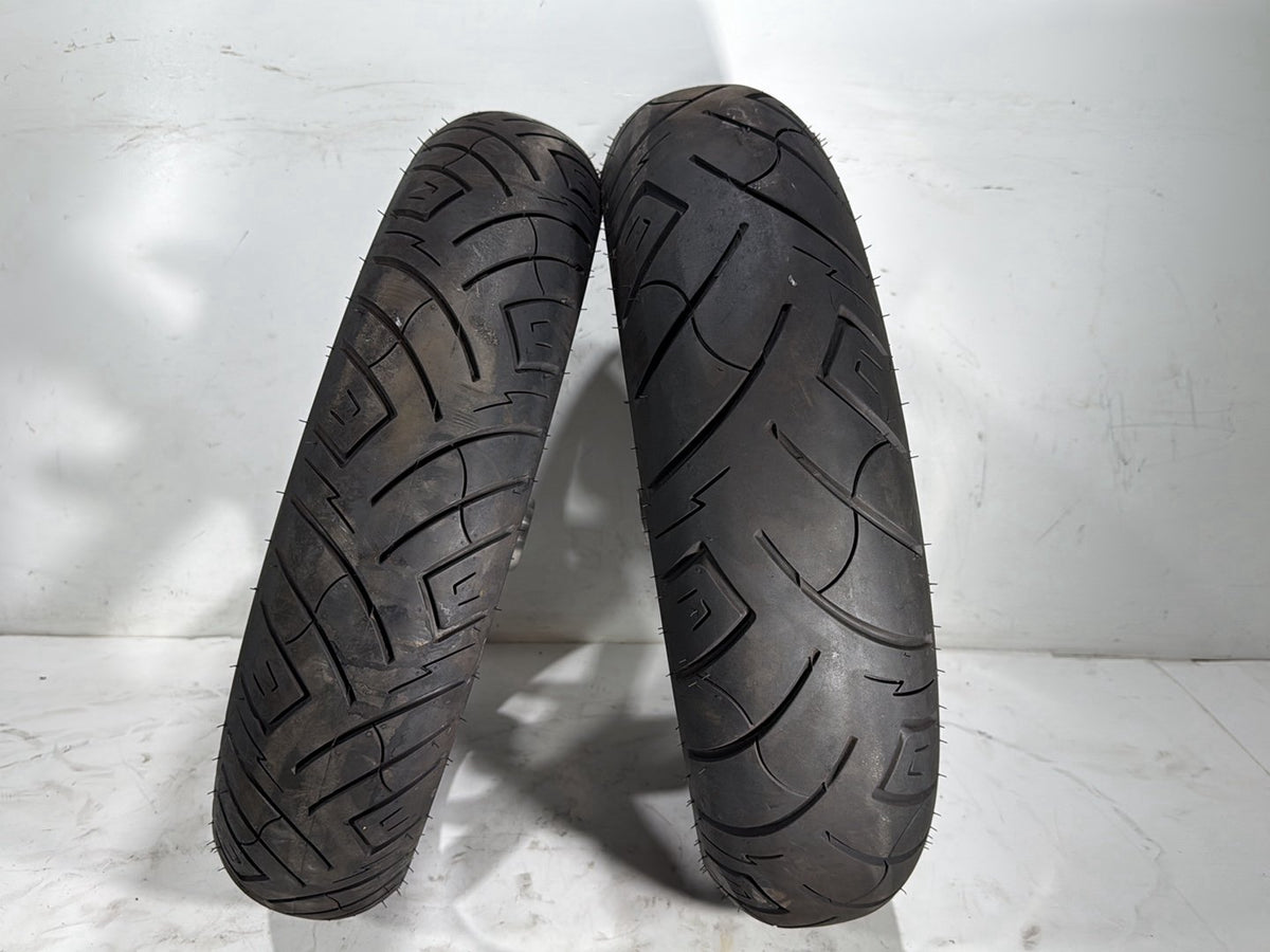 2014 Harley Dyna Switchback FLD OEM Front & Rear Wheel Rim Tire 17" 18"