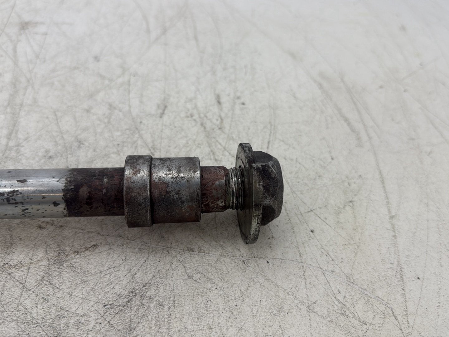 2004 Harley Road King Touring Custom FLHRSI OEM Rear Wheel Axle Bolt Shaft