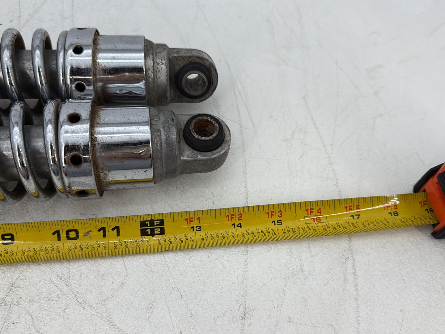 2008 Harley Sportster XL883L 883 Low OEM Rear Left Right Shock Absorbers 13.5"