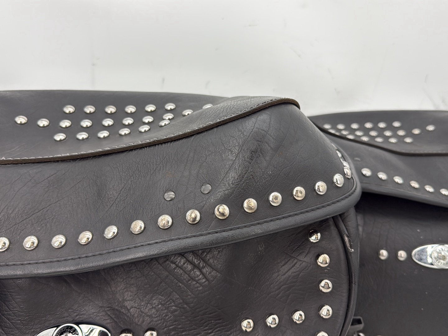1997 Harley Softail Heritage Classic Rear Left Right Saddlebags Luggage Leather
