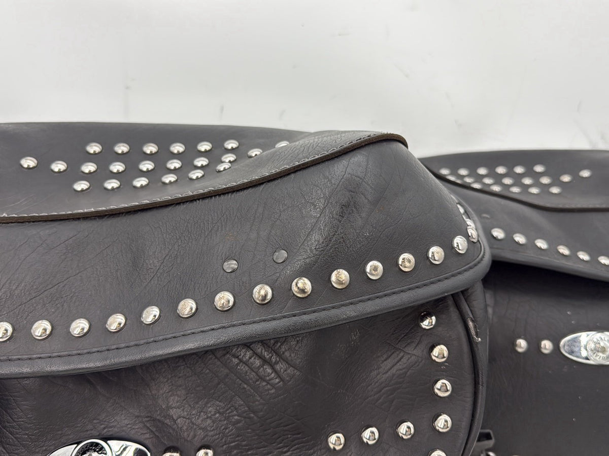 1997 Harley Softail Heritage Classic Rear Left Right Saddlebags Luggage Leather