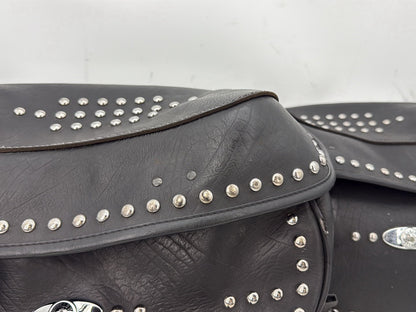 1997 Harley Softail Heritage Classic Rear Left Right Saddlebags Luggage Leather