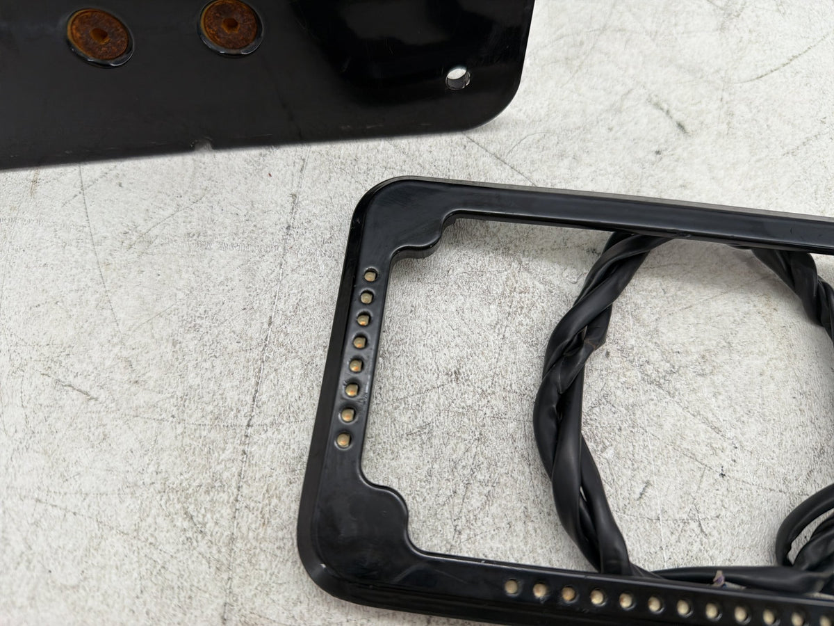 2012 Harley Dyna Fat Bob FXDF 103 OEM License Plate Bracket Stay Holder