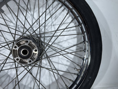 2000 Harley Dyna FXDWG Wide Glide OEM Front Wheel Rim Tire Spoked
