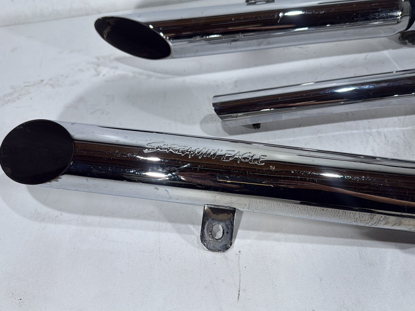2001 Harley Sportster 88 XLH883 Exhaust Header Muffler Pipes Screamin Eagle SCRATCHED