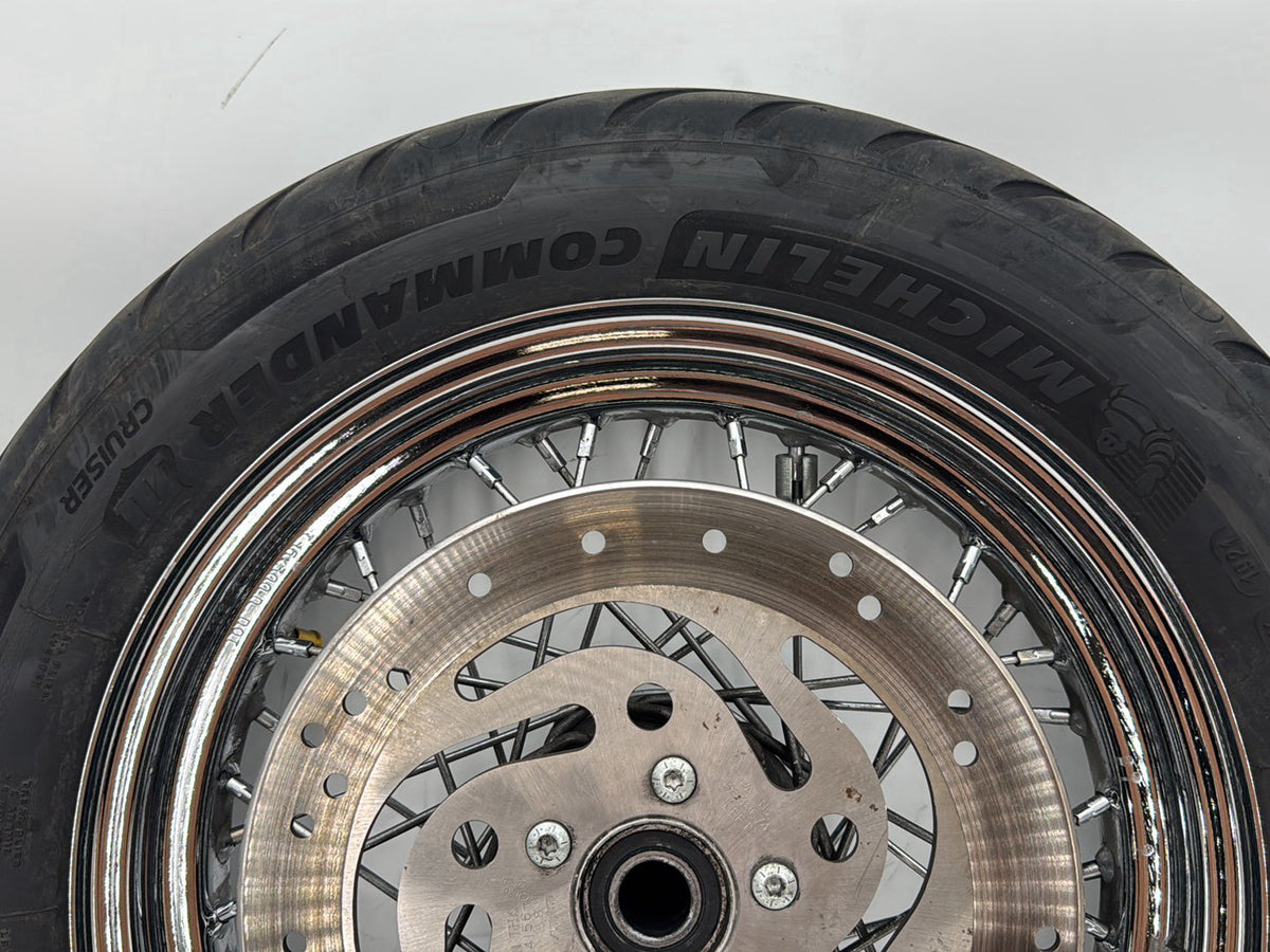 07 Harley Softail Heritage Classic OEM Rear Wheel Rim Tire Spoked 130/90B16 16"