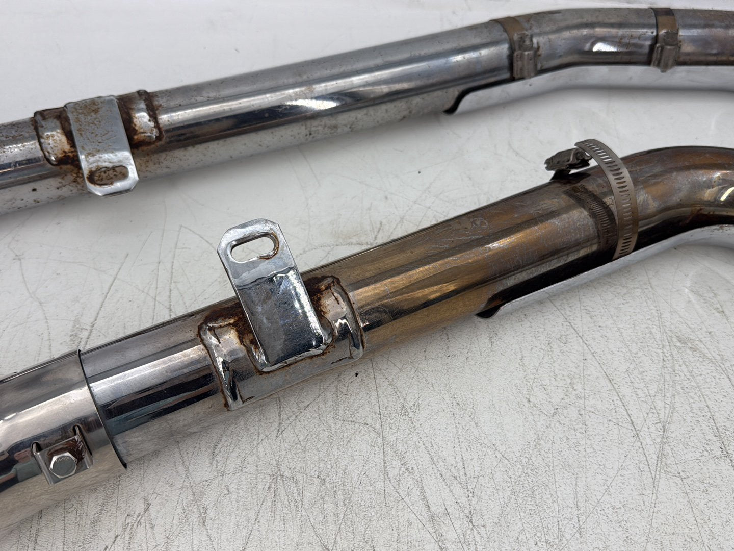 2000 Harley Softail FLSTC Heritage Classic OEM Exhaust System Header Pipe