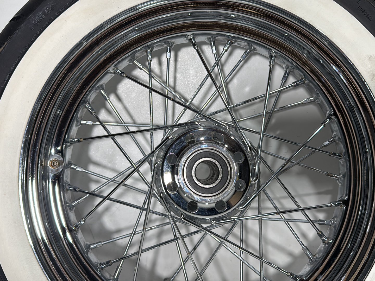 2008 Harley Softail Deluxe FLSTN OEM Front Rear Wheel Rim Tire Spoked