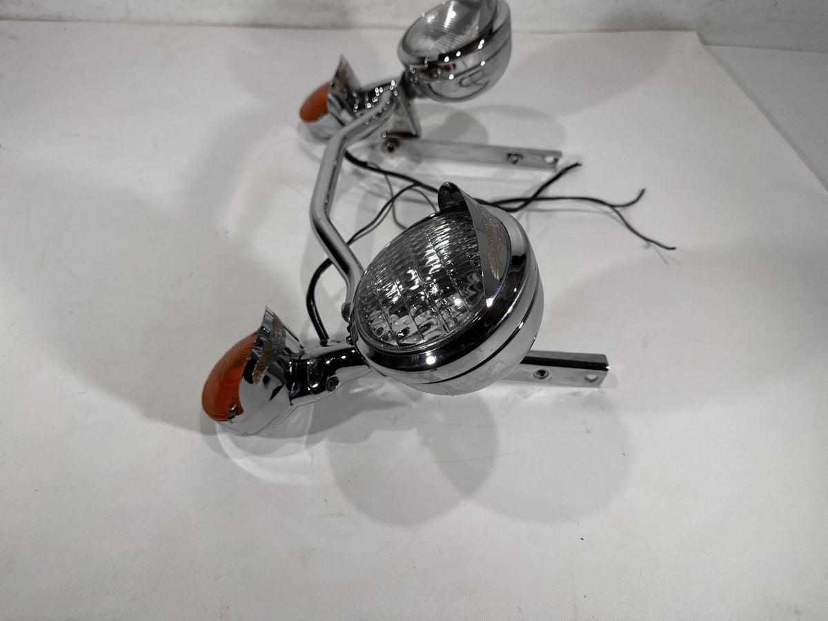 1995 Harley Heritage Softail Classic Front Turn Signal Indicators Aux Light Bar