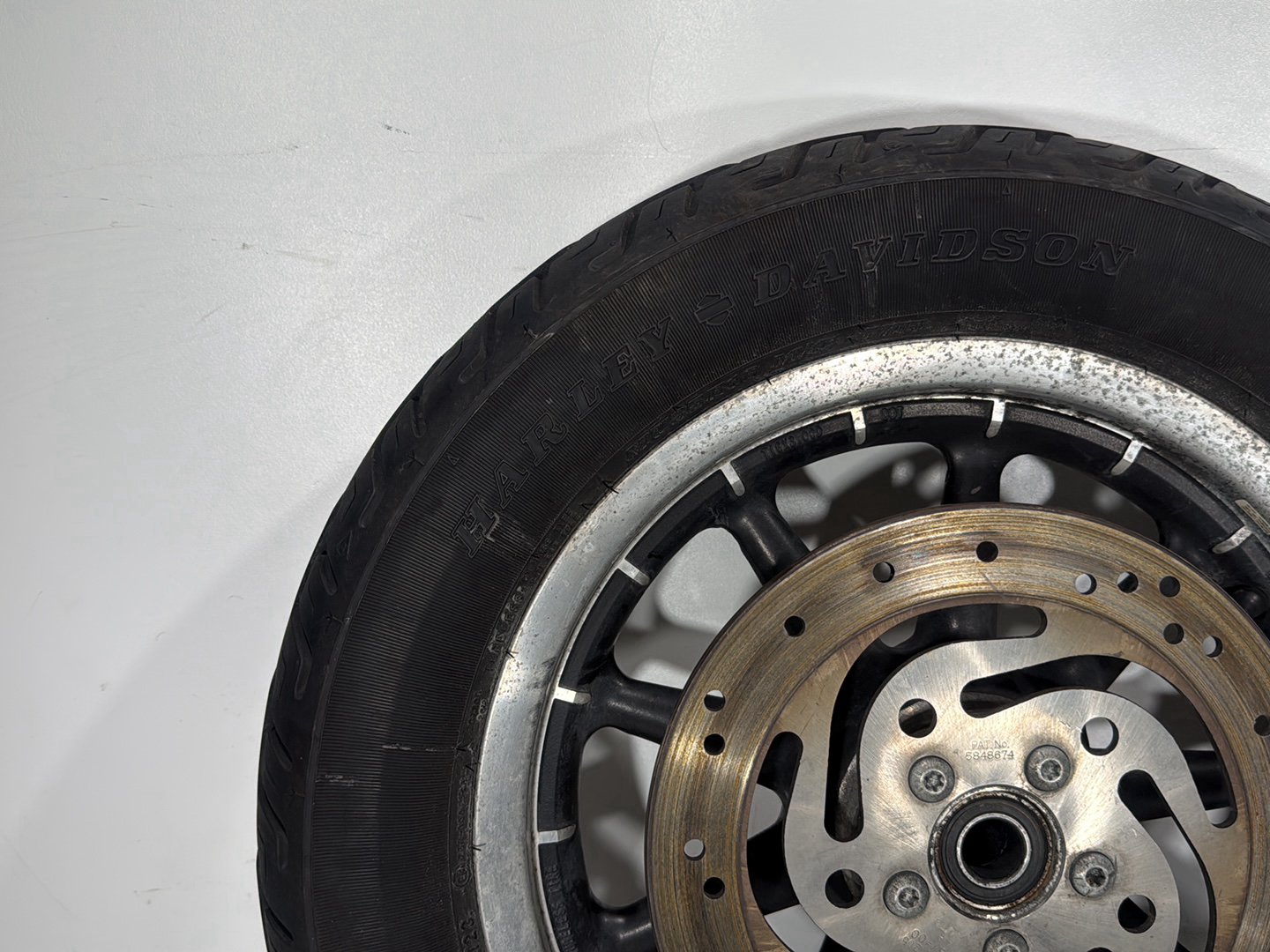 2004 Harley Touring FLHT Electra Glide OEM Front & Rear Wheel Rim Tire