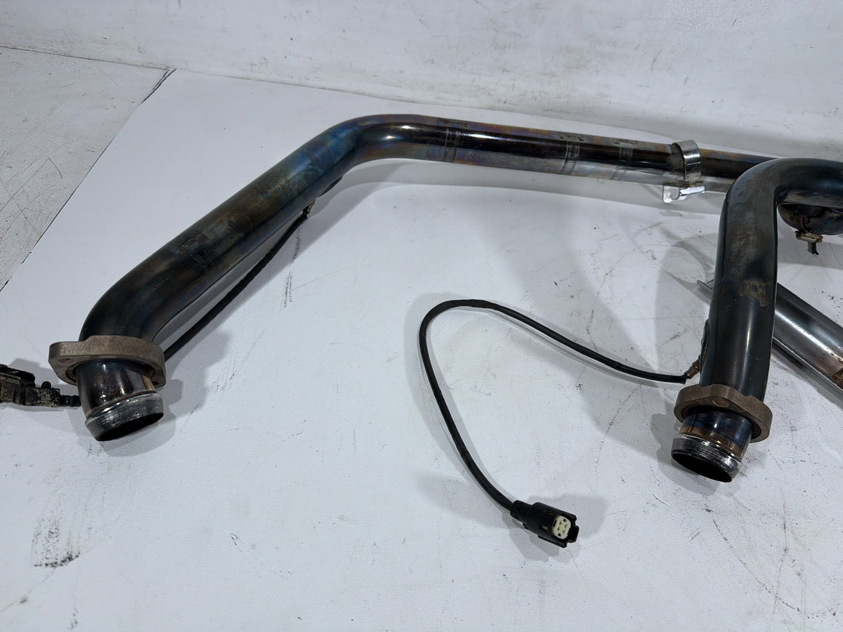2014 Harley Softail Slim FLS OEM Exhaust Header Pipes Muffler