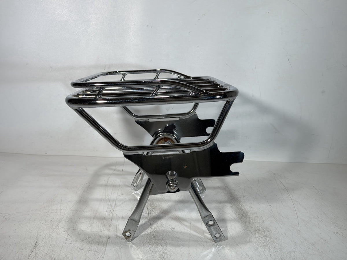08 Harley Touring Electra Glide Ultra Rear Back Luggage Rack Storage Baggage Bar