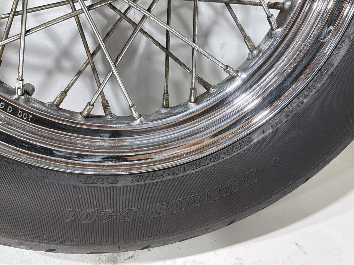 2005 Harley Sportster 1200 XL1200R OEM Front Rear Wheel Rim Tire Spoked 16" 19"