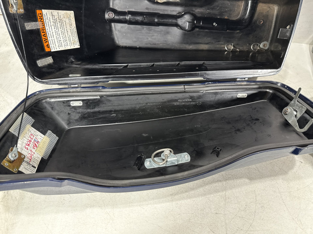 2011 Harley Electra Glide Touring Police OEM Left Right Saddlebags Luggage NOKey