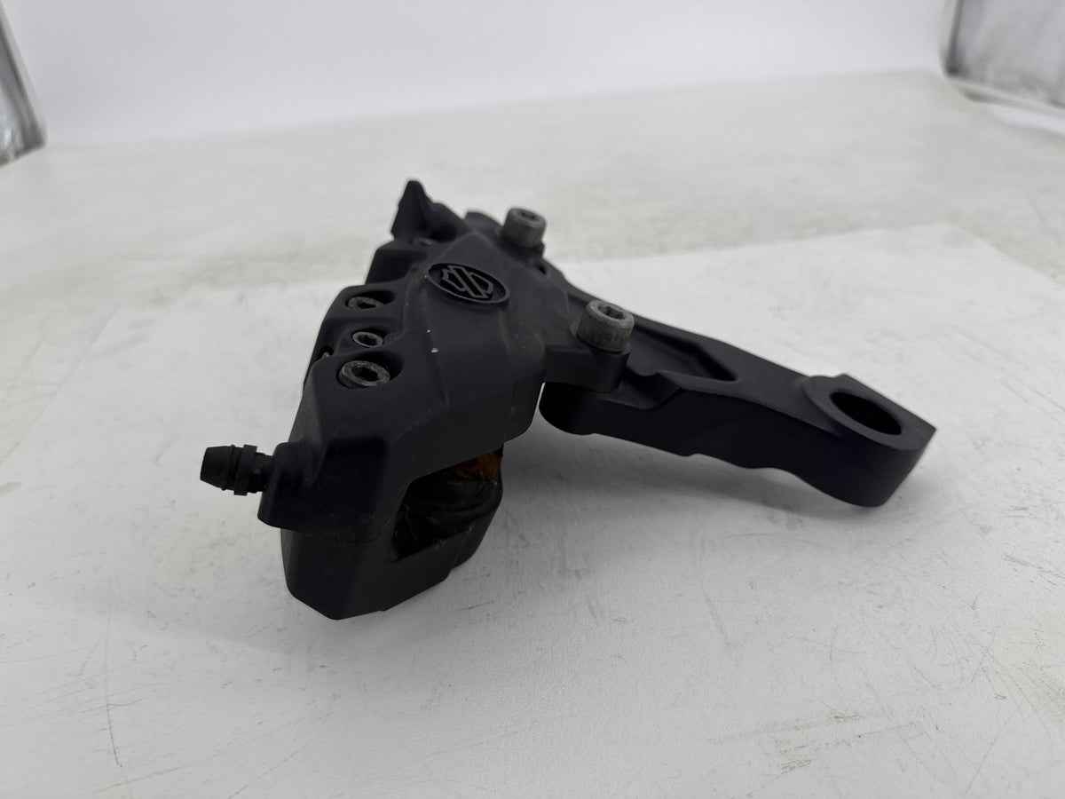 2013 Harley Street Glide Touring FLHX OEM Rear Back Brake Caliper w/ Bracket