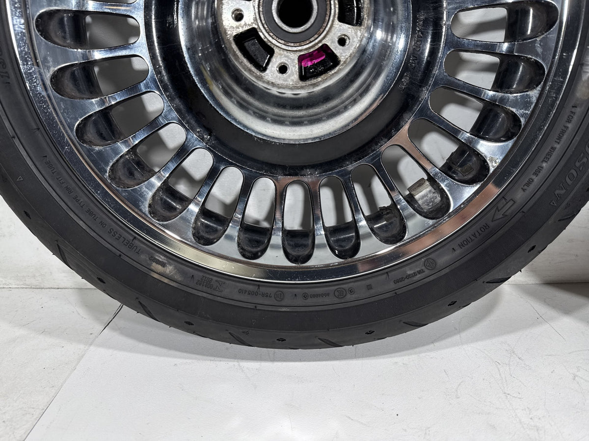 2012 Harley Electra Glide Touring Ultra OEM Front & Rear Wheel Rim Tire 16" 17"