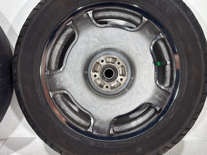 2004 Harley Road King Touring Custom FLHRSI OEM Front & Rear Wheel Rim Tire