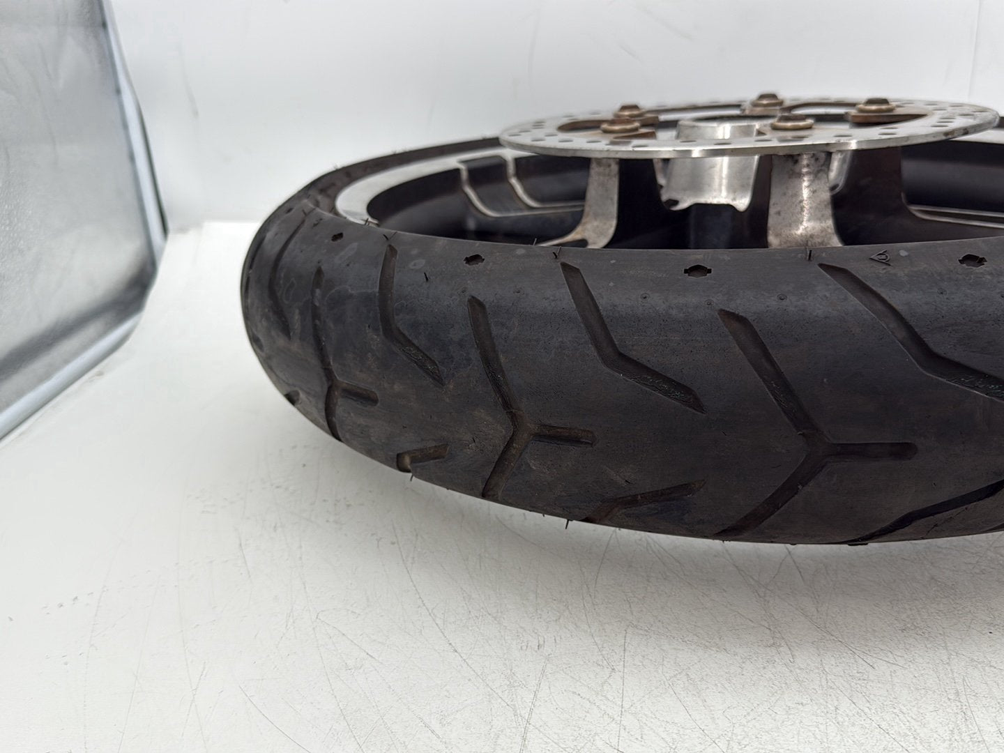 2008 Harley Electra Glide Touring Ultra FLHTCUI OEM Front Wheel Rim Tire