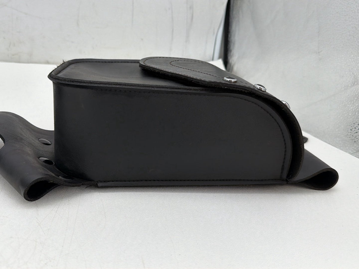 1997 Harley Road King Touring Rear Left Right Saddlebags Luggage Leather Old # 7