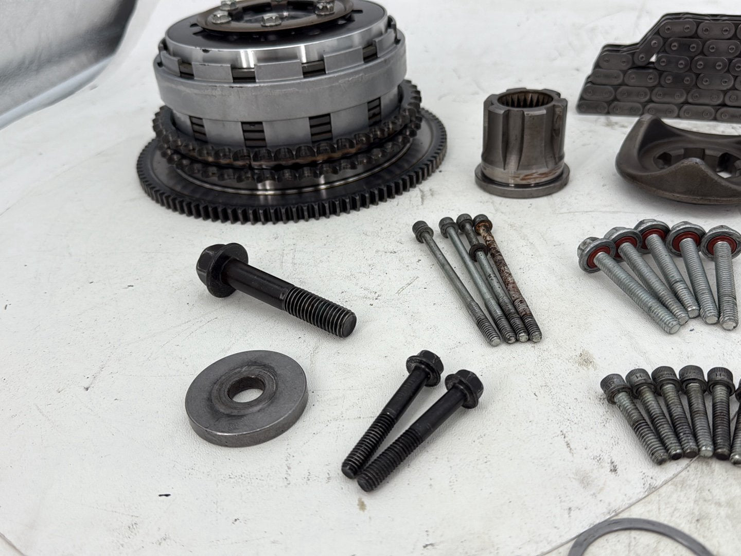 2006 Harley Dyna Super Glide Custom FXDCI OEM Clutch Basket Chain Tensioner Kit