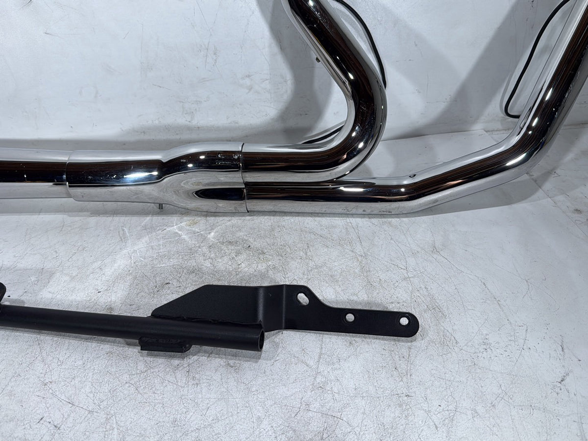 2014 Harley Dyna Low Rider FXDL Exhaust Header Pipes Muffler 2 into 1 BASSANI