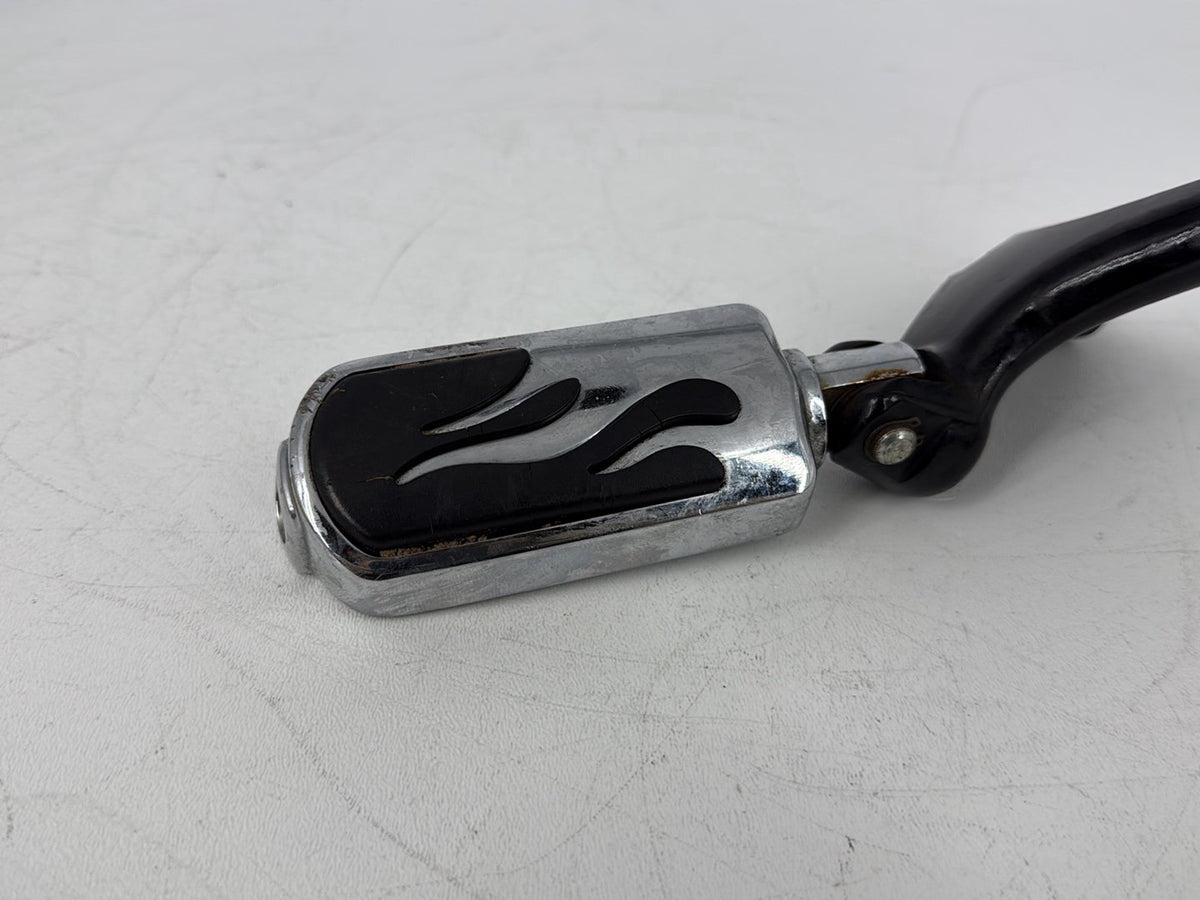 2005 Harley Sportster XL883C 883 Custom Passenger Left &amp; Right Foot Pegs FLAME