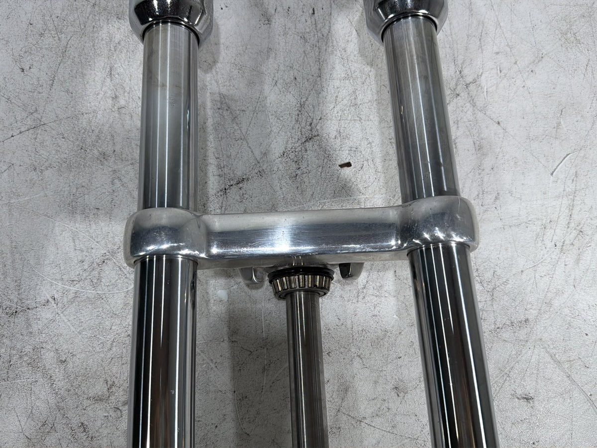 2006 Harley Sportster 883 XL883 OEM Front Triple Tree Set & LH RH Fork Legs Sliders
