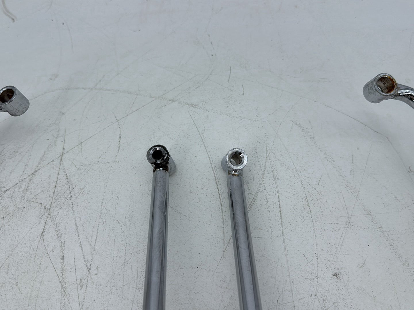 2013 Harley Forty-Eight Sportster 1200X OEM Rear Left Right Saddlebag Guard Rails Bar