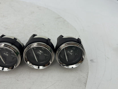 2007 - 2016 Harley-Davidson Touring Electra Glide Ultra Air Oil Volt Fuel Tacho Speedo Gauges Platinum face
