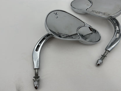 2007 Harley Softail Heritage Classic FLSTC OEM Left Right Rear View Mirror