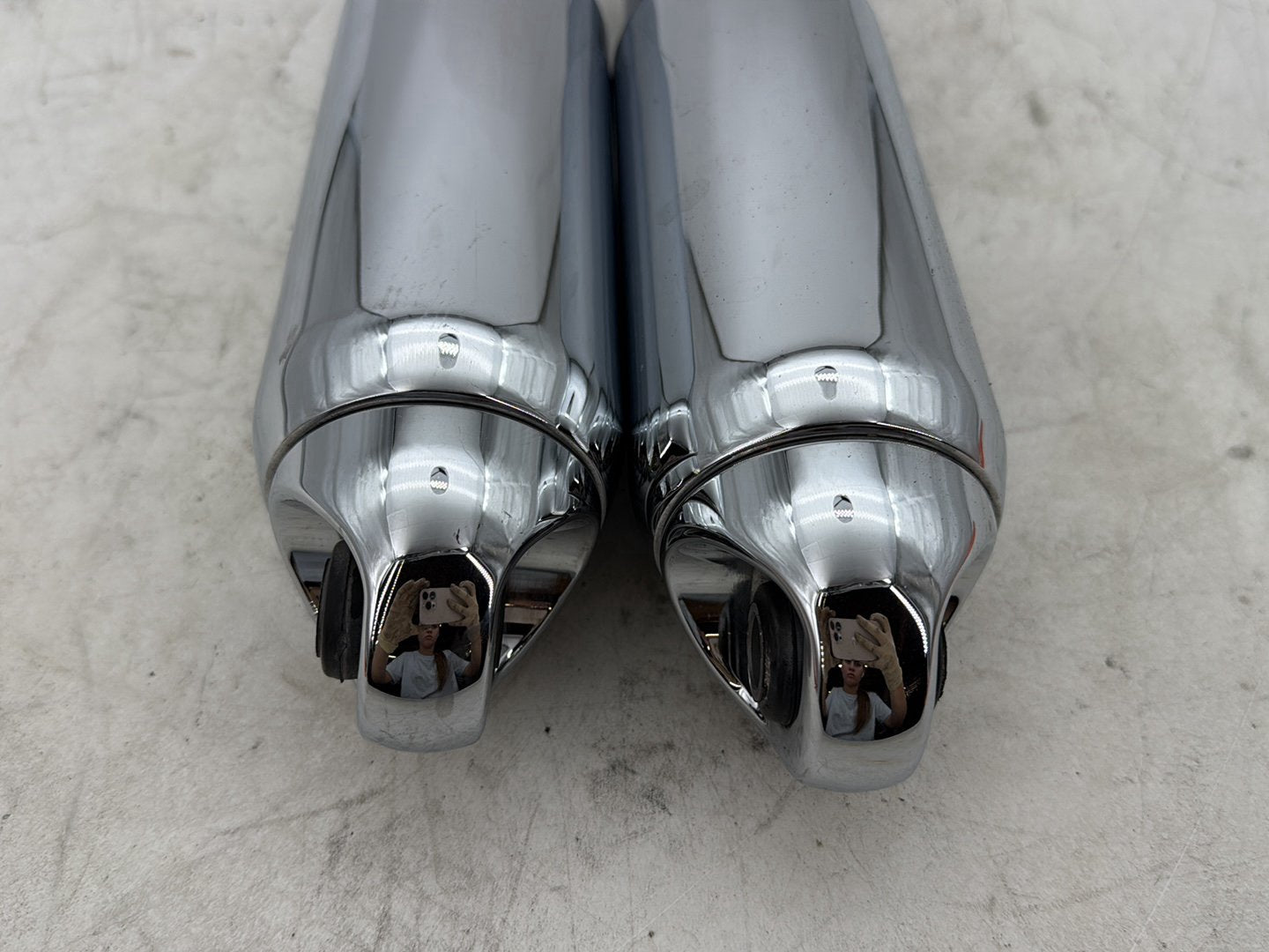 2012 Harley Dyna FXDF Fat Bob OEM Rear Left Right Shock Absorbers