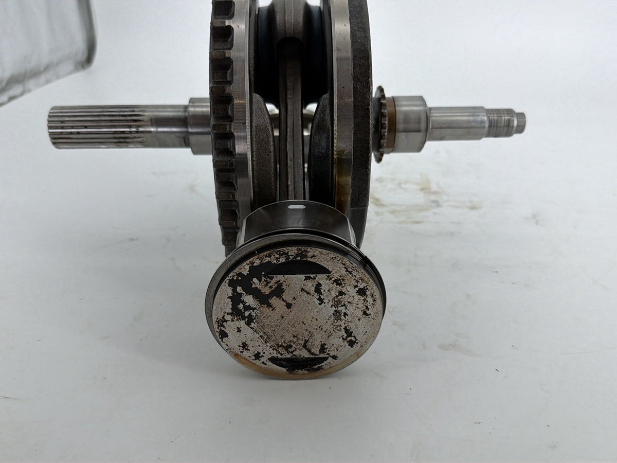 2008 Harley Softail Heritage OEM Twin Cam Engine Crank Shaft Flywheel Pistons