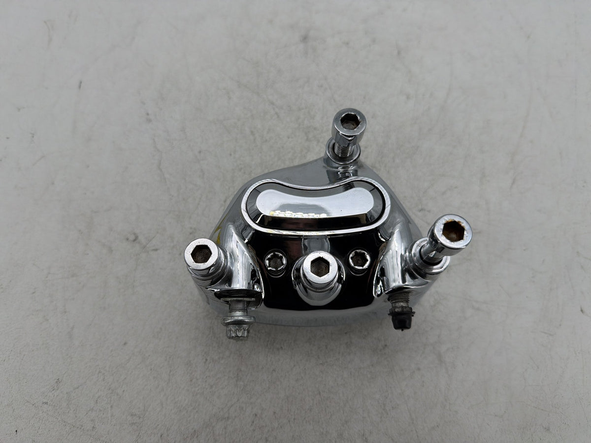 2007 Harley Electra Glide Touring CVO Eagle Front Left 1 Brake Caliper Chrome