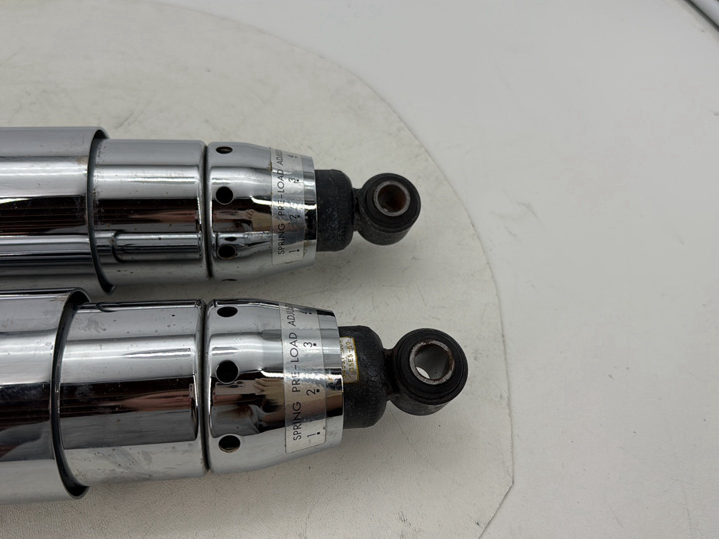 2012 Harley Dyna Fat Bob FXDF 103 OEM Rear Left Right Shock Absorbers