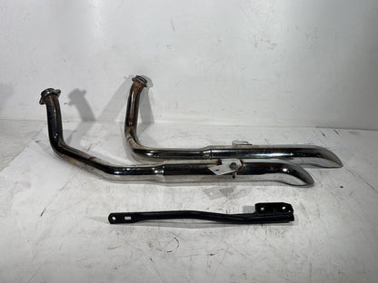 1997 Harley Sportster 1200 XL1200C OEM Exhaust Header Pipes Muffler SCRATCHED