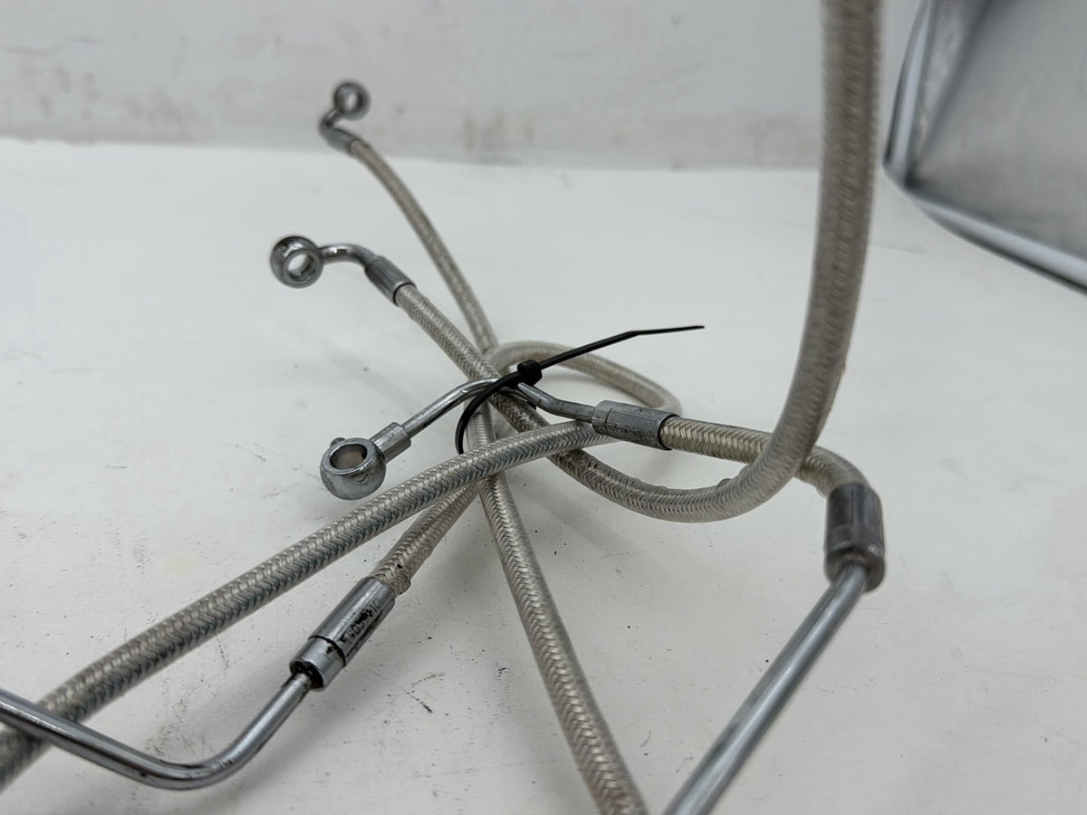 2011 Harley Road King Touring FLHRC Classic OEM Front Brake Hose Line Pipe ABS