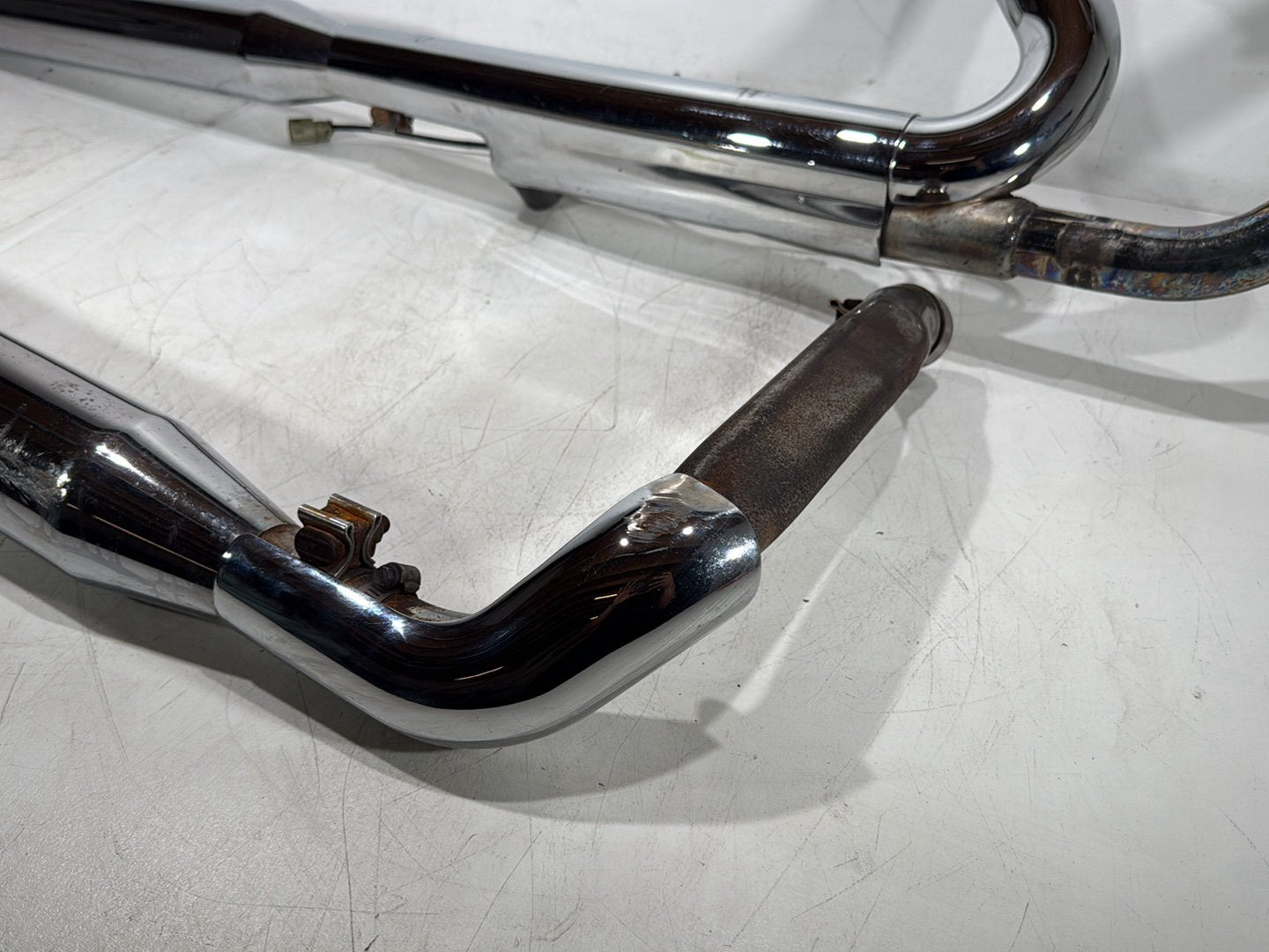 2012 Harley Street Glide Touring FLHX OEM Exhaust Header Pipes Muffler