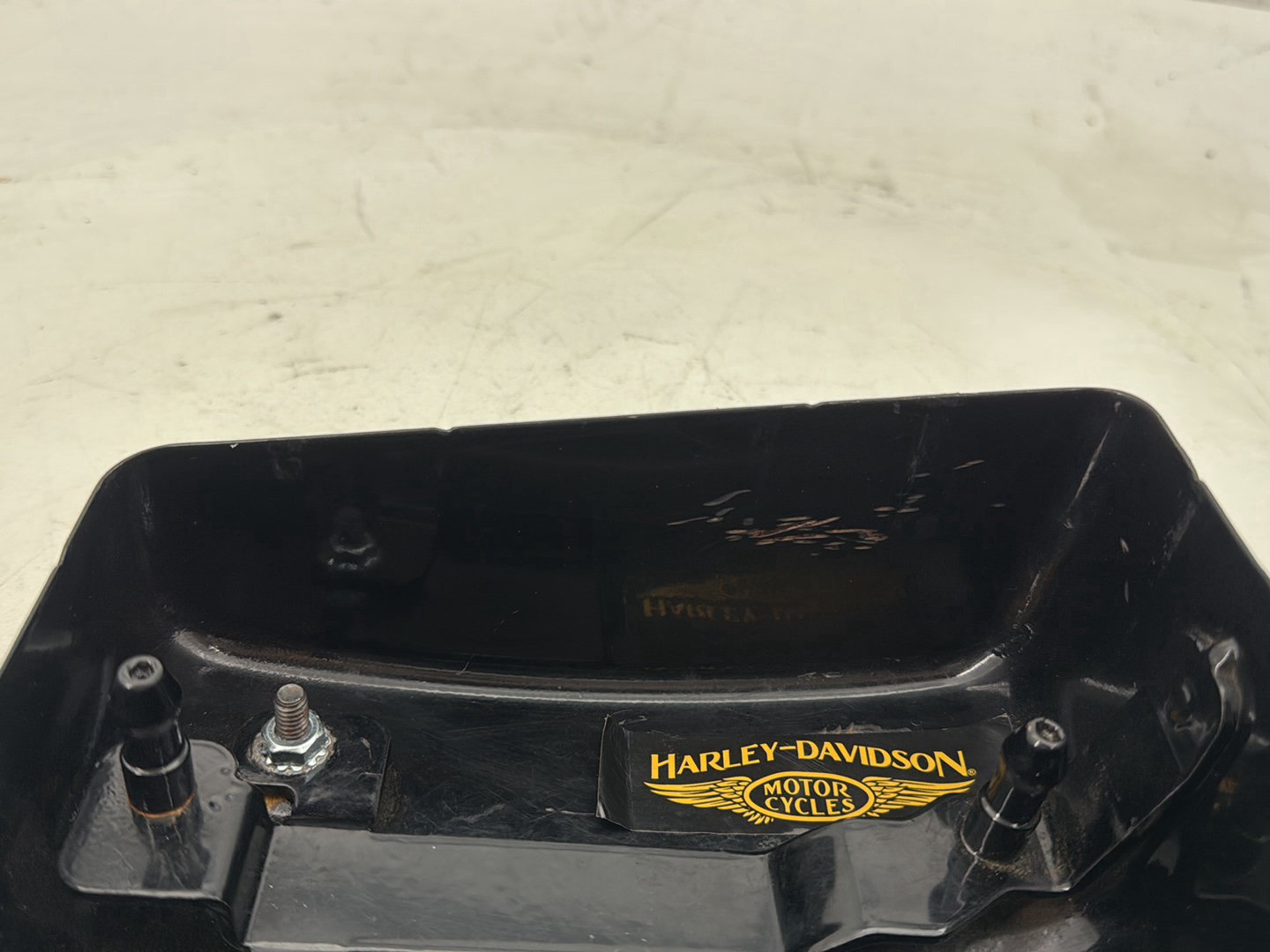 2006 Harley Dyna Super Glide Custom FXDCI OEM Electrical Side Cover Tray Panel