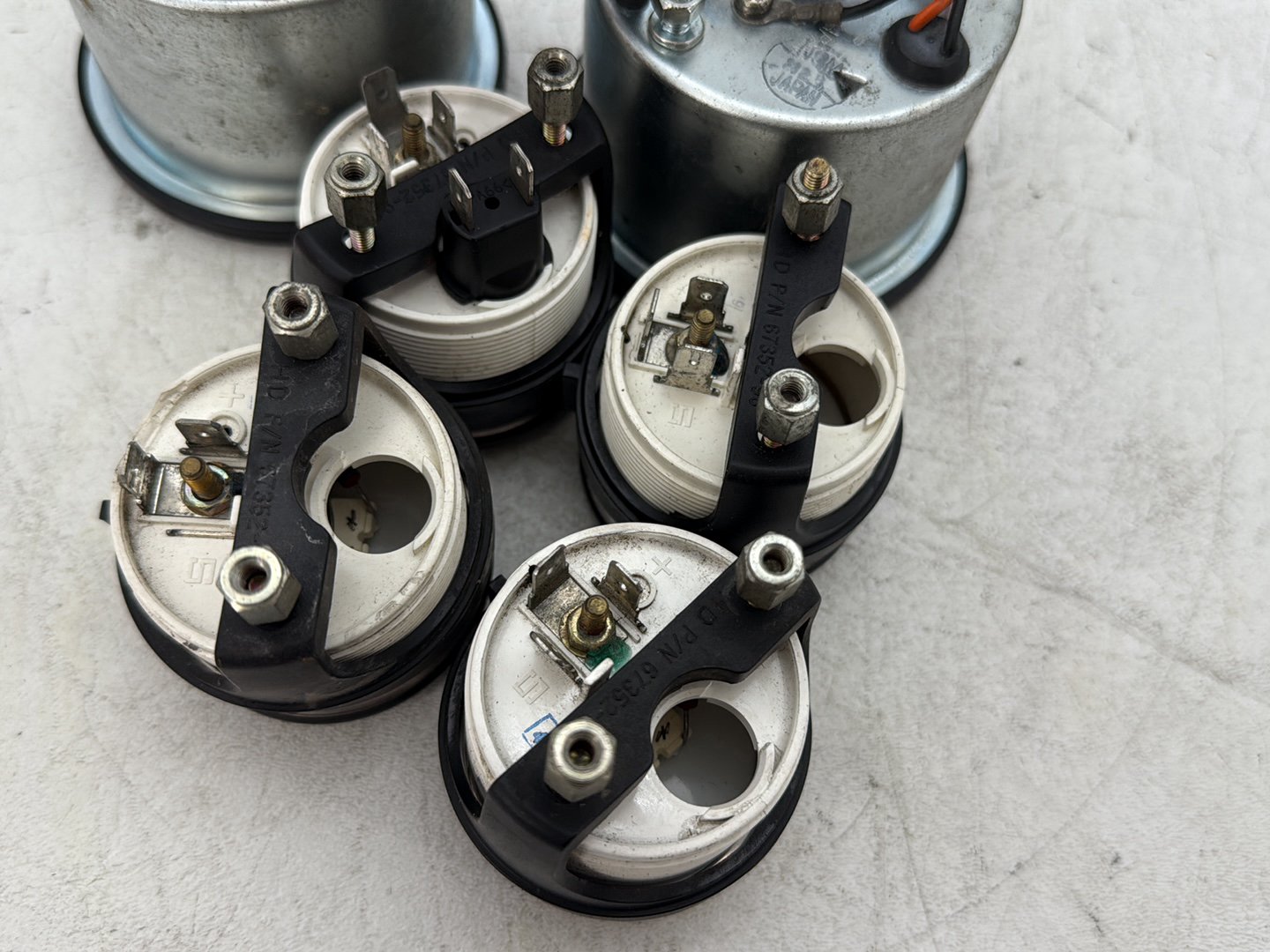 1996 Harley Electra Glide Touring FLHT OEM Air Oil Volt Fuel Tacho Speedo Gauges