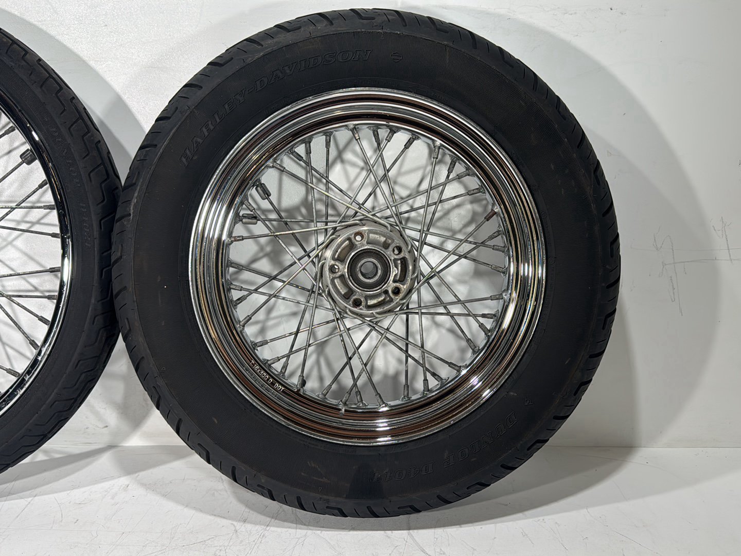 2003 Harley Dyna Wide Glide FXDWG OEM Front Rear Wheel Rim Tire Spoked