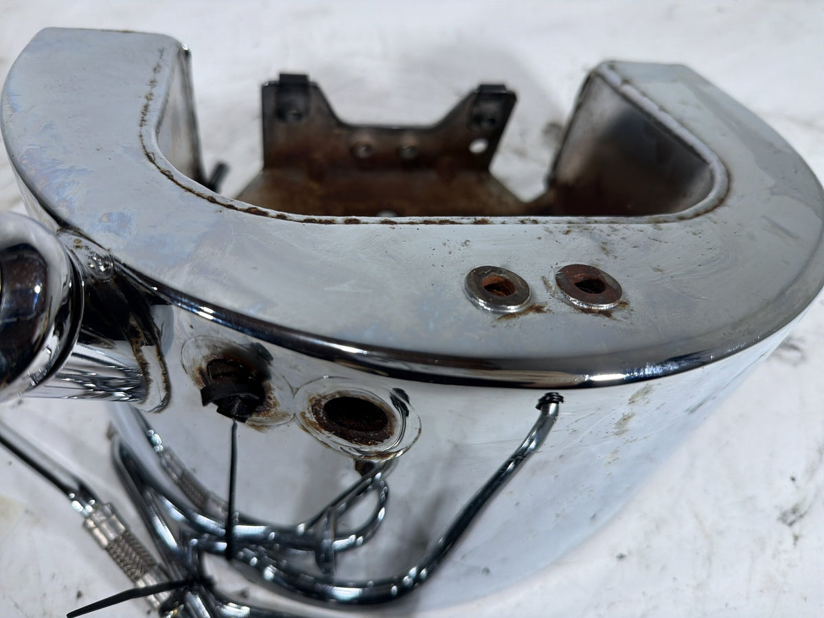 06 Harley Softail Deuce FXSTDI OEM Oil Tank Reservoir Bottle Canister & Dipstick