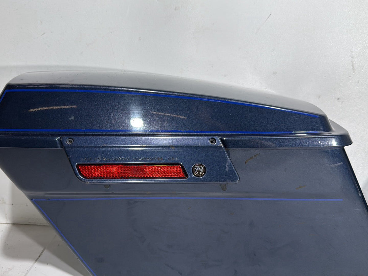 2009 Harley Street Glide Touring FLHX OEM Left Right Saddlebags Luggage NOKey