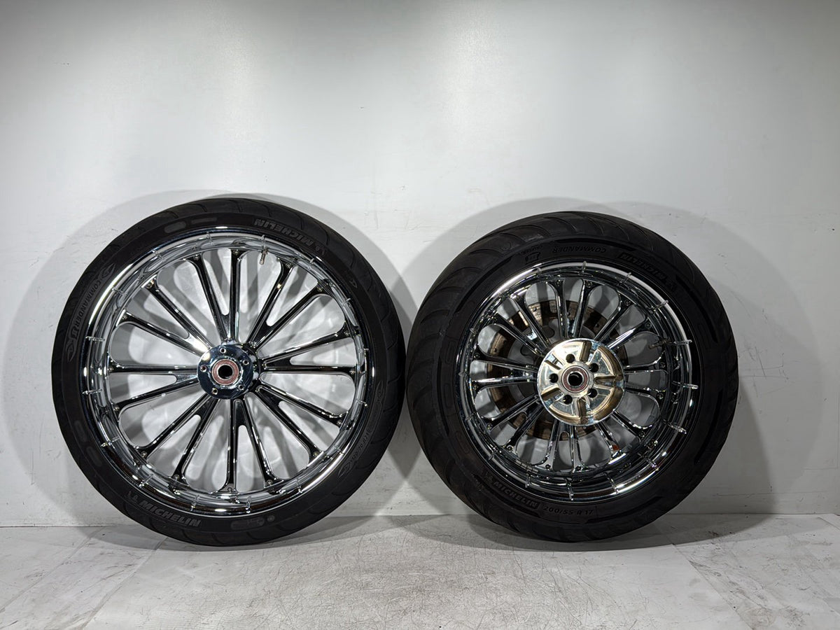 2009 Harley Road Glide Touring FLTR OEM Front & Rear Wheel Rim Tire