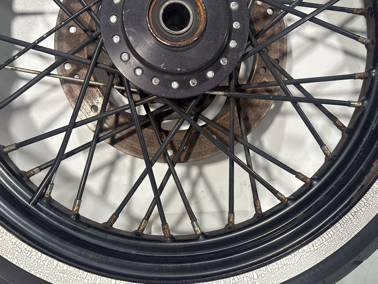 2004 - 2022 Harley-Davidson Sportster 1200 Nightster Front Rear Wheel Rim Tire Spoked  	43831-08