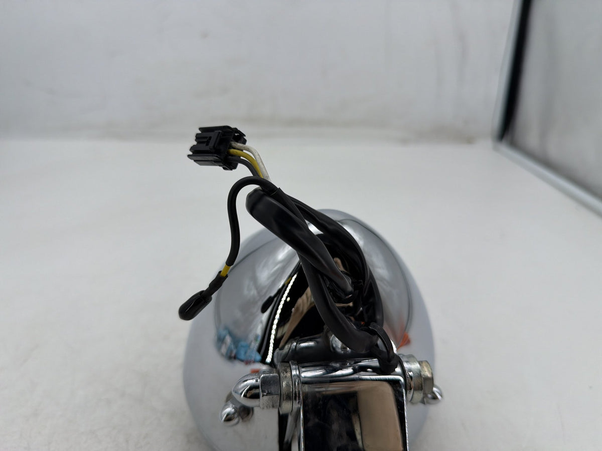 03 Harley Softail Deuce FXSTDI OEM Headlight Headlamp Head Lamp Light LED DENTED